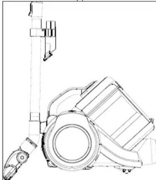 BEKO VCM7180 - Arrêt et rangement de l'aspirateur - 1