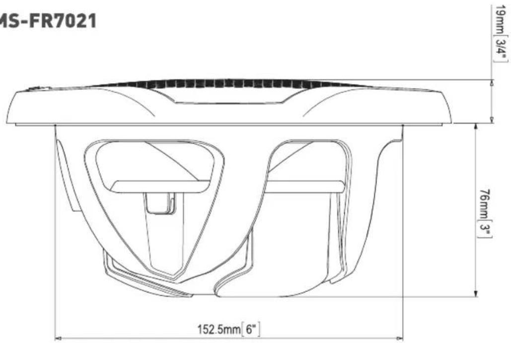 Fusion MSFR4021 - LINE DRAWINGS AND DIMENSIONS - 5