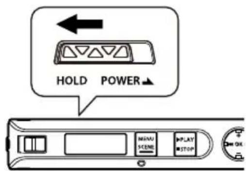OLYMPUS VP20 - Sortie du mode HOLD - 1