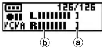 OLYMPUS VP20 - Appuyez sur la touche ▶ l ou l ▲ pour régler le niveau d'activation vocal. - 2