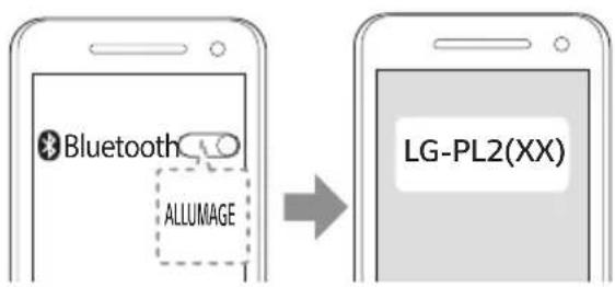 LG XBoom Go PL2 - Activez l'appairage de votre apparéil avec le périphérique BLUETOOTH - 2