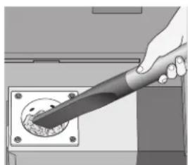 TRAEGER Pro 22 - ÉLIMINATION DES CENDRES QUI SE TROUVENT À L'INTÉRIEUR ET AUTOUR DU CREUSET (TOUTES LES 20 HEURES D'UTILISATION): - 2