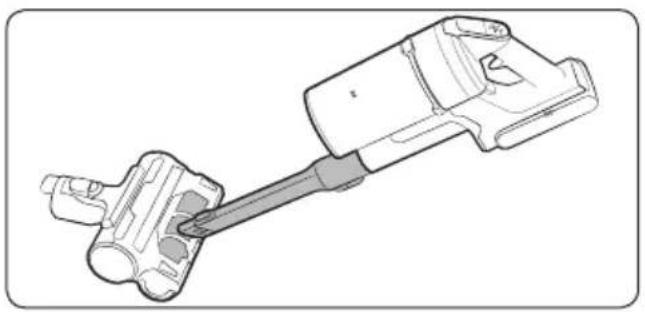SAMSUNG Jet 70 Pet - Mini-Motorbürste Lange Flachdüse/ Rohr - 1