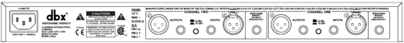 DBX 266xs - Face arrête - 1