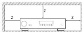ARCAM AVR10 - Caution on installation - 1