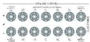 ARCAM AVR10 - Collegamento degli altoparlanti - 1