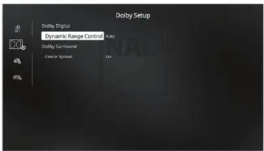 NAD T 778 - DOLBY SETUP (CONFIGURATION DOLBY) - 1