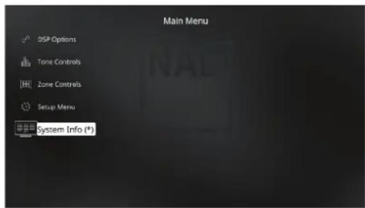 NAD T 778 - SYSTEM INFO* (INFO SYSTème*) - 1