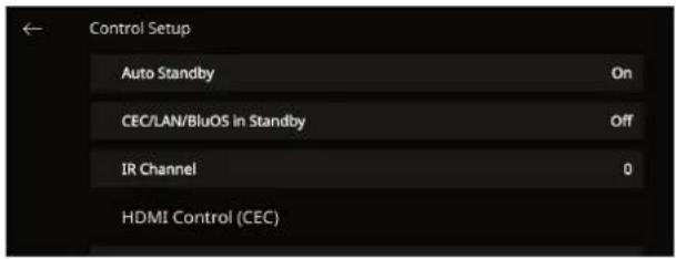 NAD T 778 - CONFIGURATION DU T 778 - MENU ACCESSIBLE DEPUIS L'ÉCRAN DU PANNEAU AVANT - 2