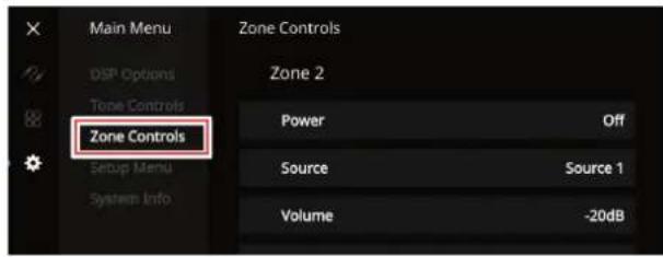 NAD T 778 - CONFIGURATION DU T 778 - MENU ACCESSIBLE DEPUIS L'ÉCRAN DU PANNEAU AVANT - 3