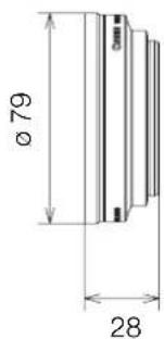 CANON XF705 - WA-H58 - misure dettagliate - 2