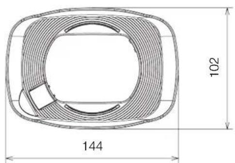 CANON XF705 - Dimensiones detalladas de WA-H58 - 4