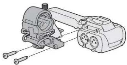CANON XF705 - Montaggio della maniglia - 1