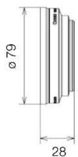 CANON XF705 - Dimensiones detalladas de WA-H58 - 2
