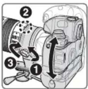 NIKON AFS NIKKOR 70200mm F2.8E FL ED VR - Attaching the tripod - 1