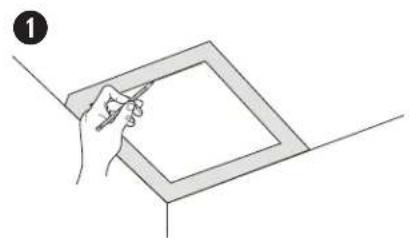 BOSE EdgeMax EM180 - Découpe du plafond - 1