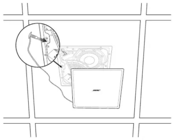 BOSE EdgeMax EM180 - Fissaggio della griglia - 1