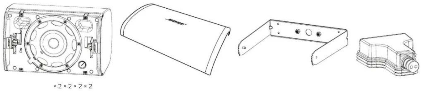 BOSE DesignMax DM6SE - Package Contents - 1