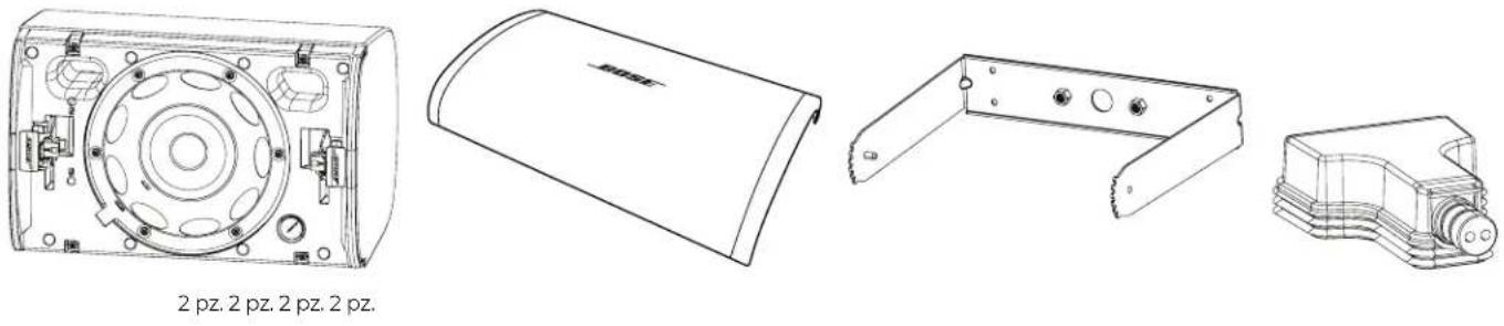 BOSE DesignMax DM6SE - Contenuto della confezione - 1