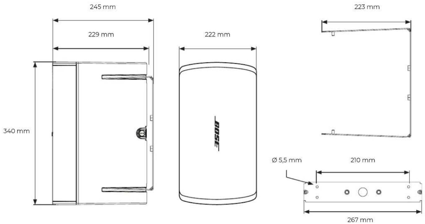 BOSE DesignMax DM6SE - Produktmessungen - 1