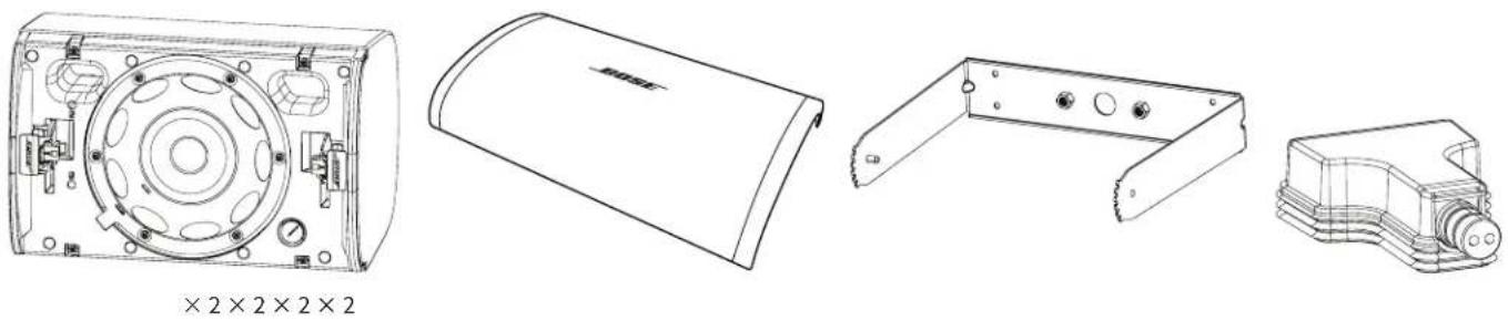BOSE DesignMax DM6SE - 包装内容物 - 1