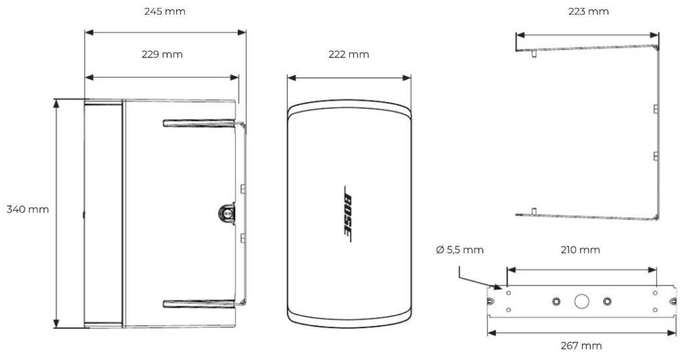 BOSE DesignMax DM6SE - Produktmal - 1