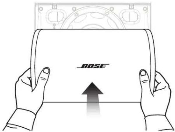 BOSE DesignMax DM6SE - Fissaggio della griglia - 1