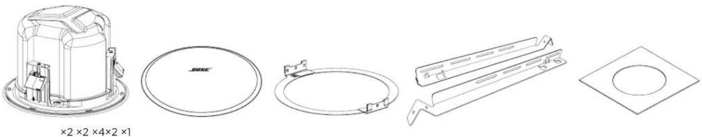 BOSE DesignMax DM6C - Verpackungsinhalt - 1