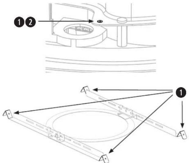 BOSE DesignMax DM6C - Uso di un cavo di sicurezza - 1