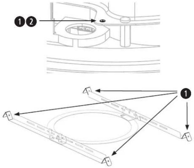 BOSE DesignMax DM6C - Korzystanie z kabla zabezpieczającego - 1