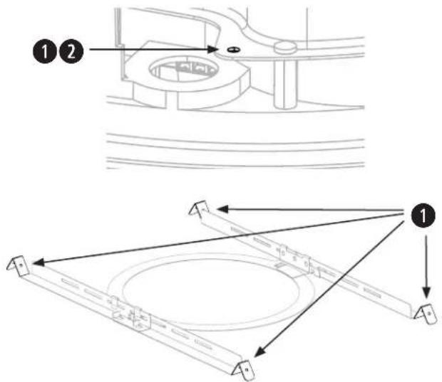 BOSE DesignMax DM6C - Een veiligheidskabel gebruiken - 1