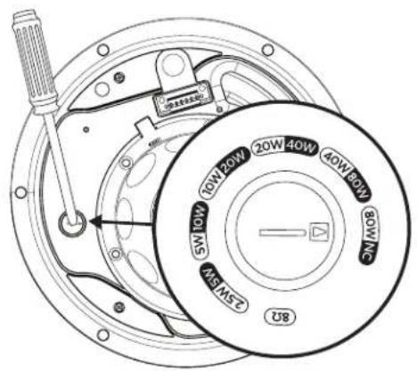 BOSE DesignMax DM6C - Ustawienia głośnika - 1