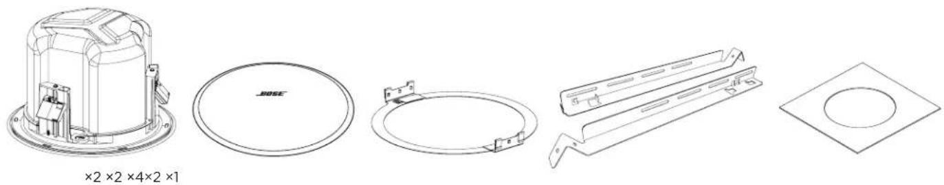 BOSE DesignMax DM6C - Package Contents - 1