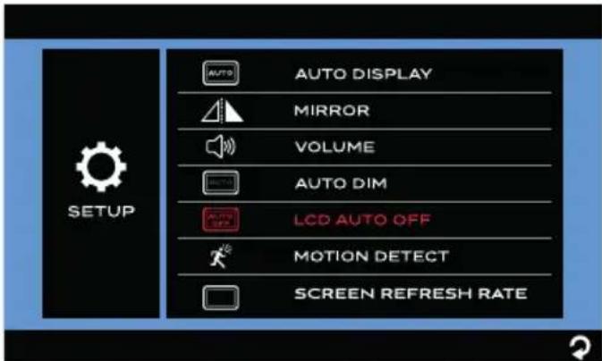 Furrion Vision S FOS07TASF - CONFIGURación LCD DE AUTOAPAGADO - 1
