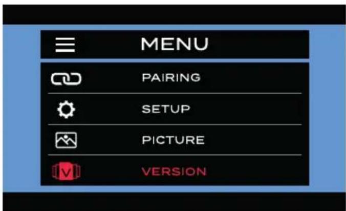 Furrion Vision S FOS07TASF - Version du logiciel - 1