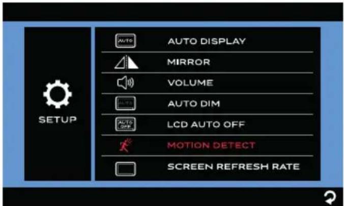 Furrion Vision S FOS07TASF - CONFIGURACION DE DETECCION DE MOVIMIENTO - 1