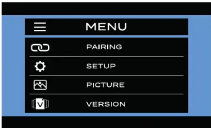 Furrion Vision S FOS07TASF - Modifier les paramètres du menu - 1