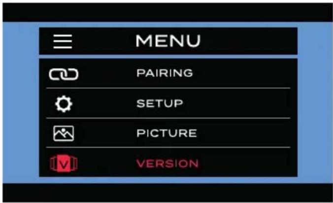 Furrion Vision S FOS07TASF - Version del software - 1