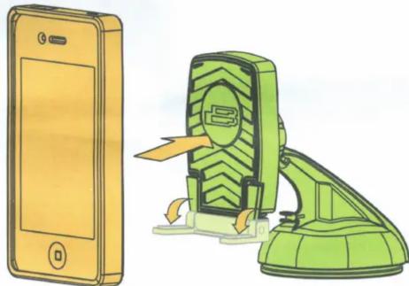 Bracketron SI Mount - DEVICE PLACEMENT/PLACEMENT DE L'APPAREIL - 1