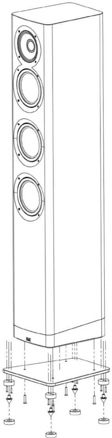 ELAC Navis ARF51 - Installation Ausleger Und Spikes (ARF-51) - 1