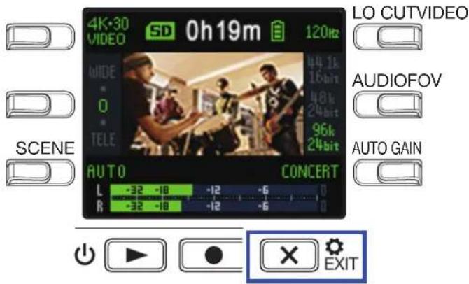 ZOOM Q2n4K - Réglage du volume des bips de fonctionnement - 3