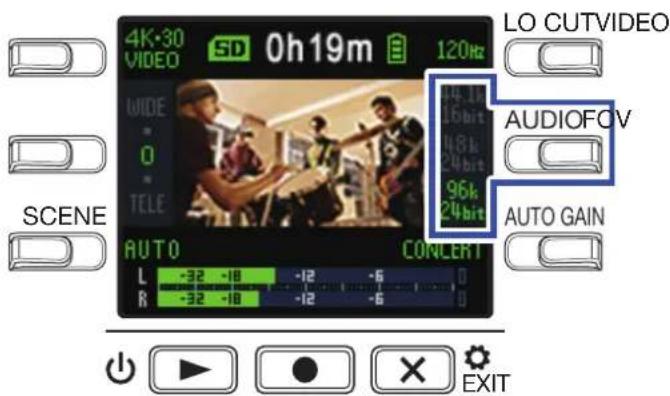 ZOOM Q2n4K - Réglage de la qualité audio - 1