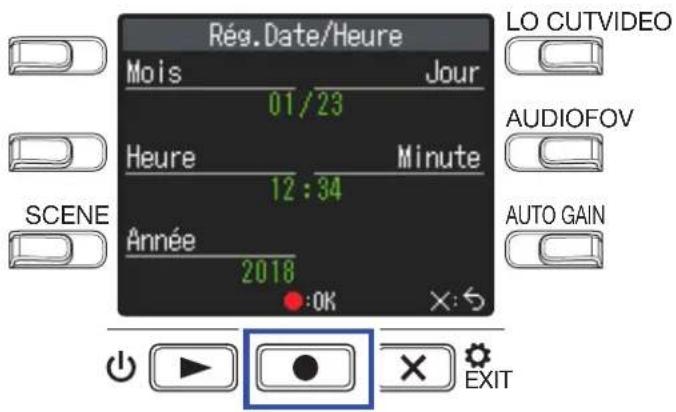 ZOOM Q2n4K - Pressez pour valider. - 1