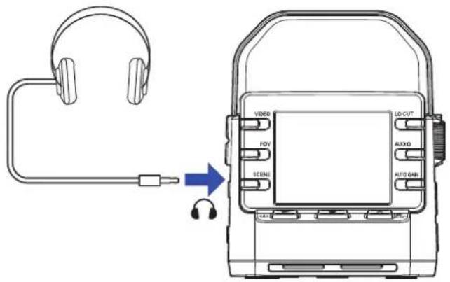 ZOOM Q2n4K - Sortie casque/ligne - 1