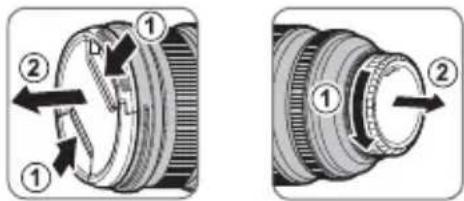 FUJIFILM Fujinon XF 816mm f2.8 R LM WR - Suojusten poistaminen - 1