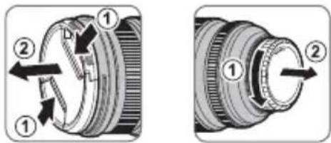FUJIFILM Fujinon XF 816mm f2.8 R LM WR - De doppen verwijderen - 1