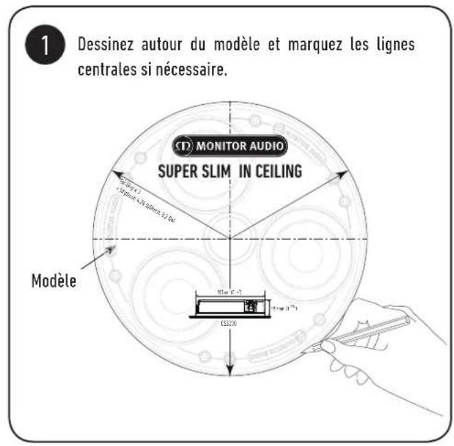 MONITOR AUDIO CSS230 - Montage des enceintes Super Slim In Ceiling - 1
