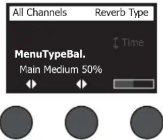 BOSE T8S ToneMatch - Selezione di un tipo di riverbero - 1