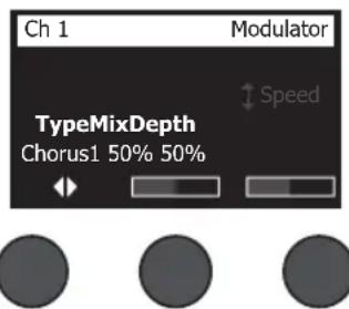BOSE T8S ToneMatch - Uso de los efectos de modulación - 1