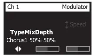 BOSE T8S ToneMatch - Modulatie-effecten gebruiken - 1